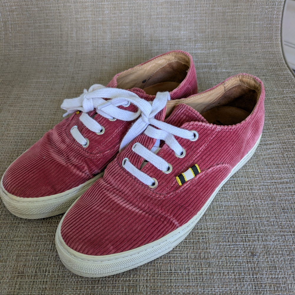 Aprix Red Corduroy Sneakers